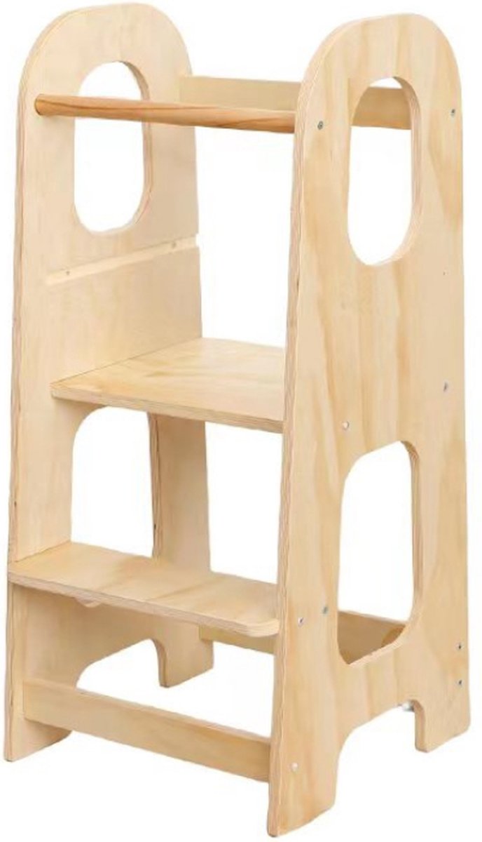 Bambiem Leertoren Fay – Verstelbare houten keukenhulp