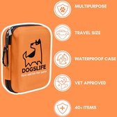 Dogslife Eerste Hulp Kit voor huisdieren - 30 EHBO artikelen om jouw hond of kat te helpen in noodgevallen - Compacte verpakking - Handig voor onderweg