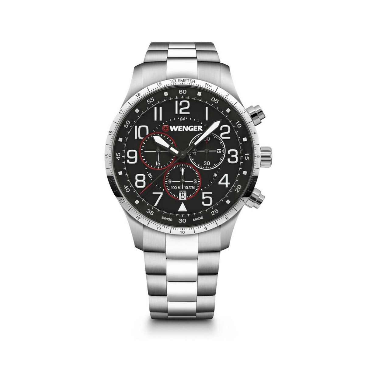 Wenger - 01.1543.120 - Polshorloge - Heren - Quartz - Attitude Chrono