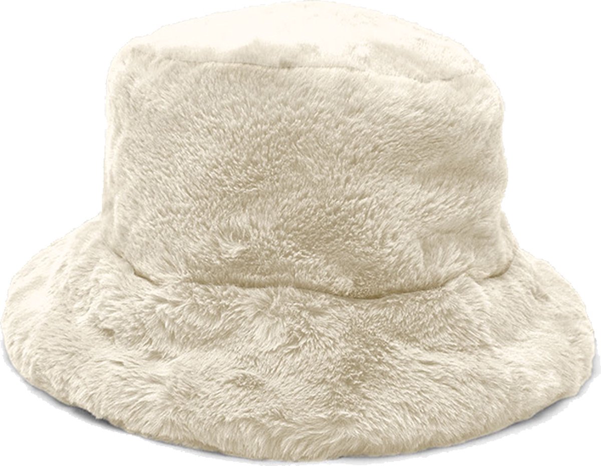 HIQIU Winter Fischermütze Fuzzy Eimer Hut Flauschig Pelzige Warme