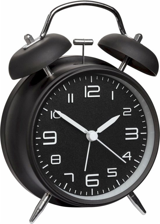 TFA 60.1025.01 - Wekker - Analoog - Stil uurwerk 