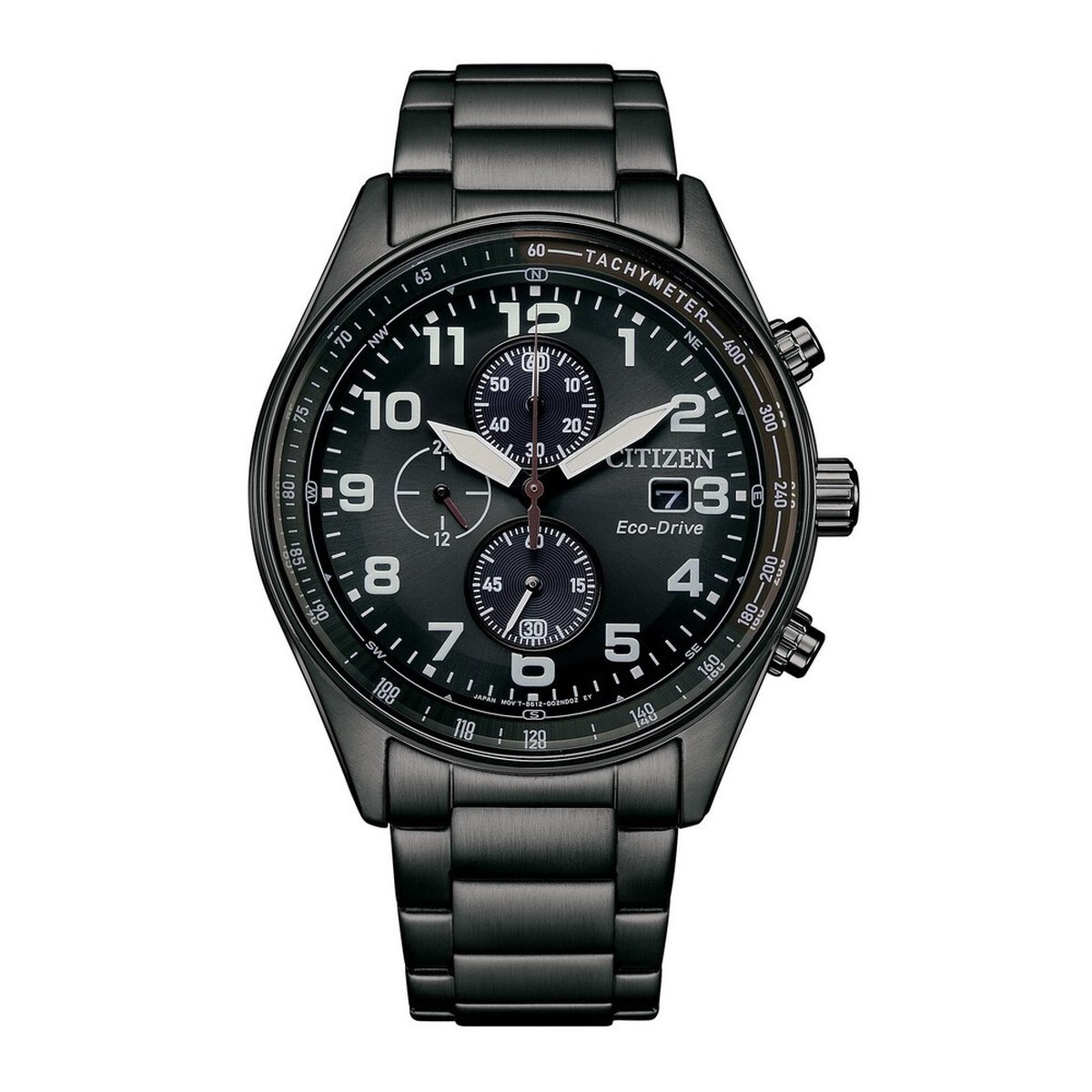 Citizen CA0775-79E Horloge - Staal - Zwart - Ø 43 mm