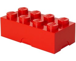 LEGO - Lunchbox Brick 8 - Polypropyleen - Rood Image