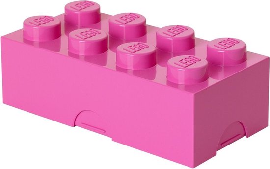 Boîte à lunch classique Lego - Brique 8 - Rose