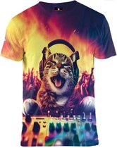 Blije DJ kat kattenshirt - Crew neck, L