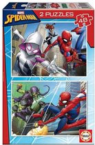 Puzzel Spiderman Educa (2 x 48 pcs)