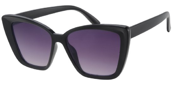 Zonnebril modeljaar 2023 | Damesbril | Montuur zwart - Lens paars