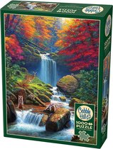 Cobble Hill puzzle 1000 pieces - Mystic falls in autumn