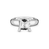 Quinn - zilveren ring met witte topaas - 021847620