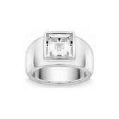 Quinn - zilveren ring met witte topaas - 021813620