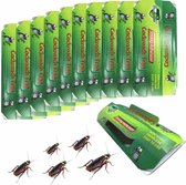 Green Killer Kakkerlakkenval - Premium Valuepack - set van 10 - Natuurlijk lijmval - incl. lokaas - ook te gebruiken tegen mieren - mieren bestrijden