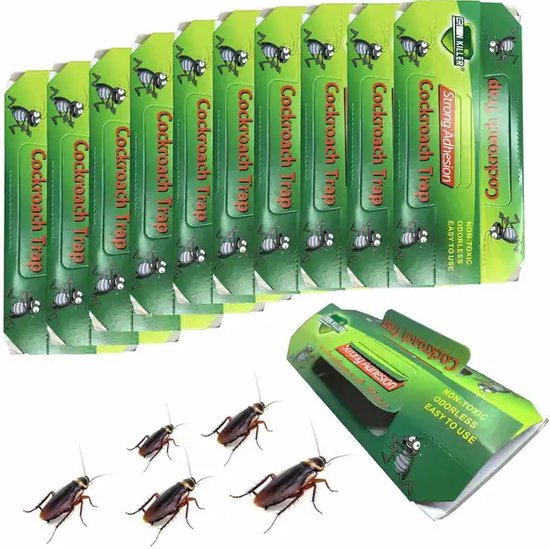 Green Killer Kakkerlakkenval - Premium Valuepack - set van 10 - Natuurlijk...