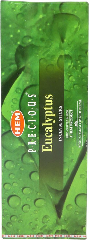 Encens HEM - Eucalyptus - Slof (6 paquets / 120 bâtons)