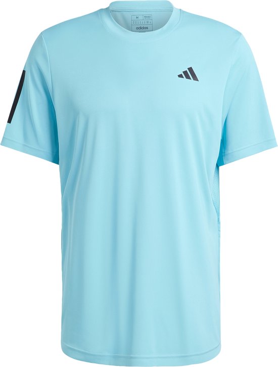 T-shirt de Tennis adidas Performance Club 3-Stripes - Homme - Turquoise - L