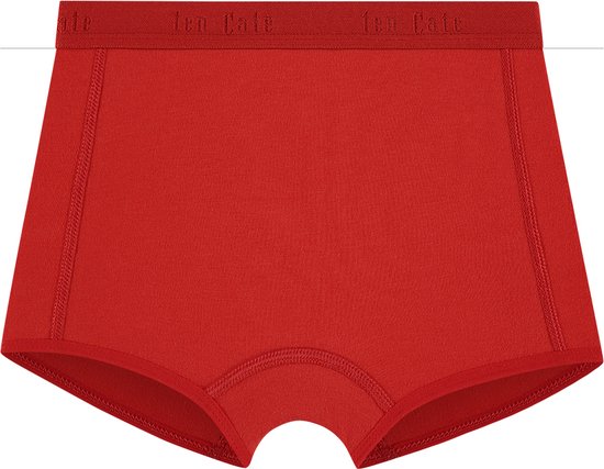 Basics shorts rood 2 pack voor Meisjes | Maat 158/164