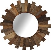 vidaXL - Wandspiegel - 50 - cm - massief - gerecycled - hout