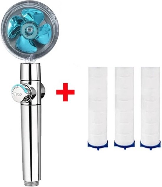 Douchekop met filter Verhoogde Waterdruk 360 Graden Roterend en