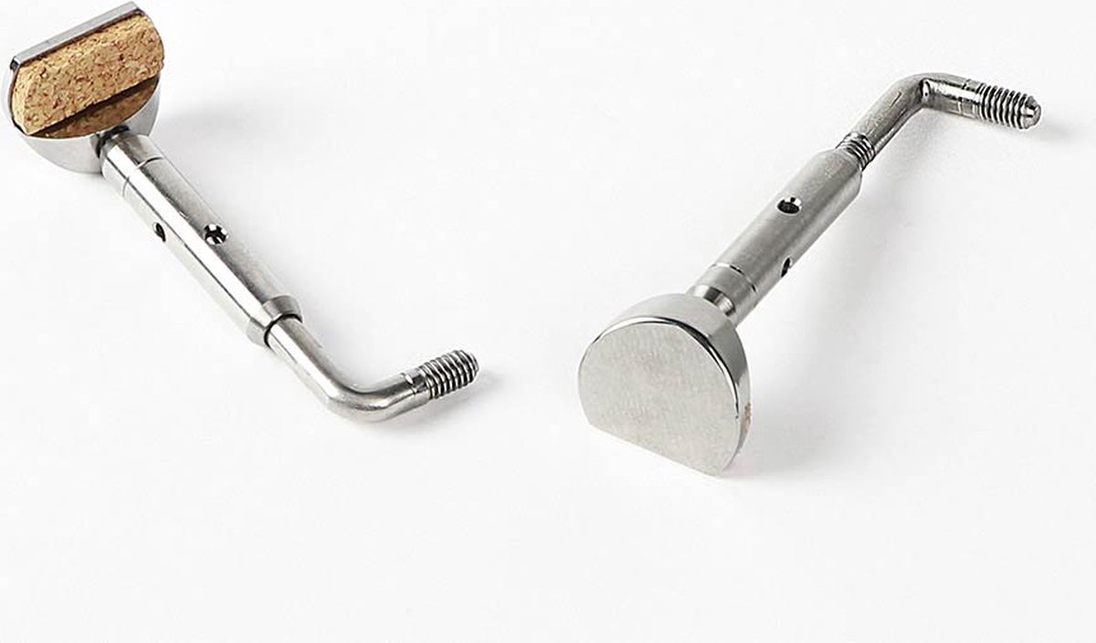 Artino CRV-TI chinerest clamp set for violin. nickel free titanium
