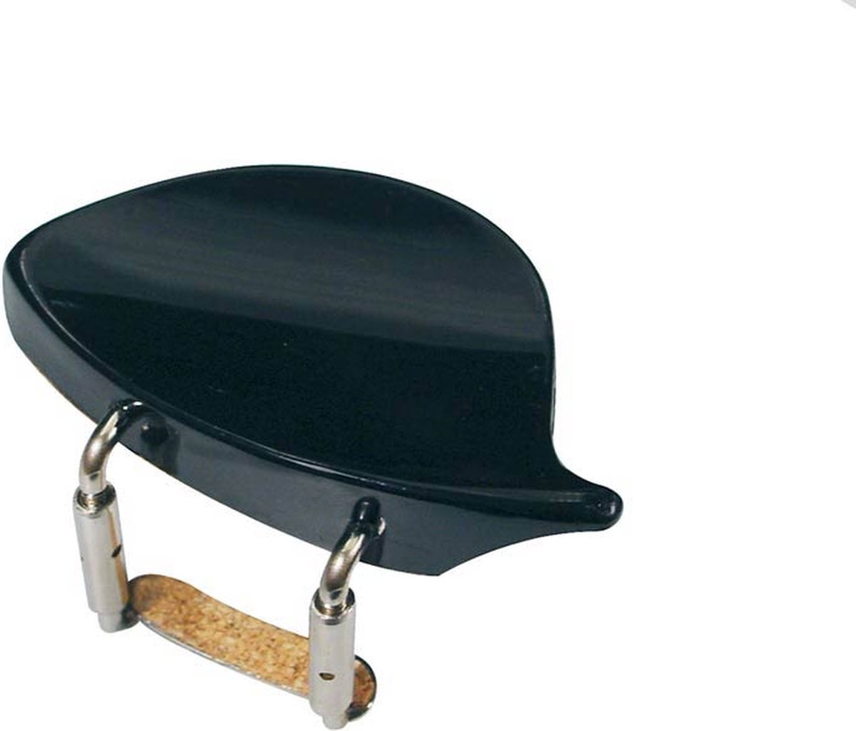 ELS CR-5014 chinrest bakelite Dresden model, 1/4, stainless steel clamps, antiallergical, made in Germany