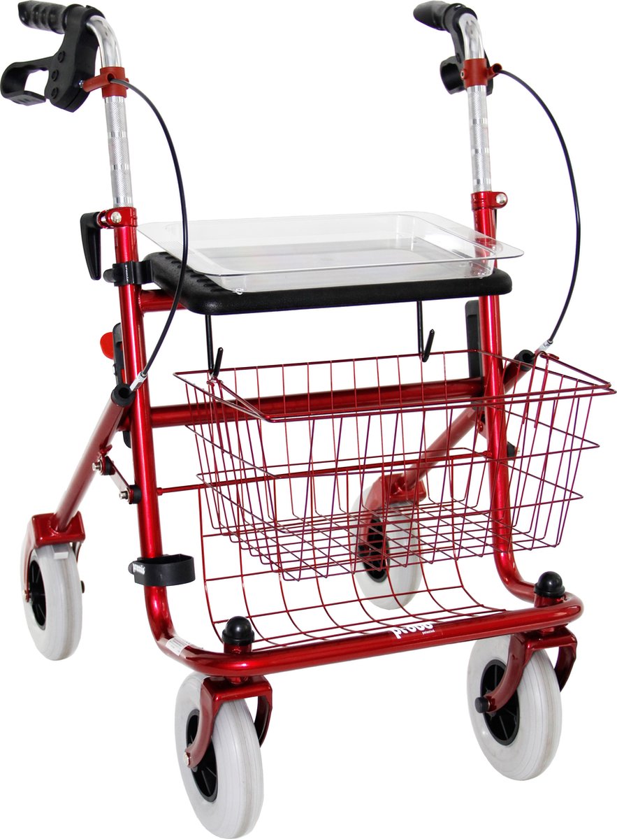 Goedkoopste Premis Rollator Provo Rood