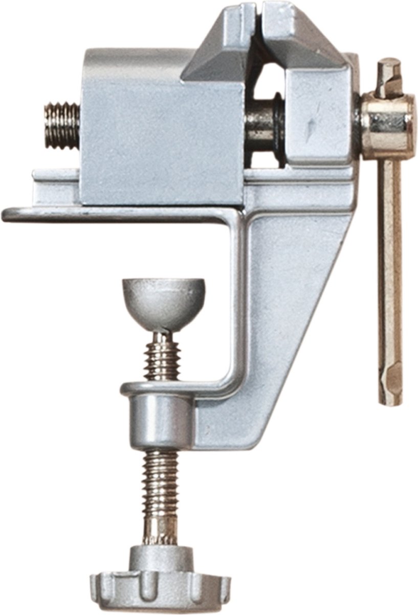 Kleine Bankschroef voor hobby en modelbouw bekbreedte 4 cm