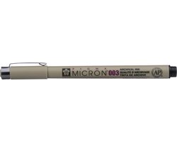 Sakura Pigma Micron 003 - 0.15 mm - Zwart