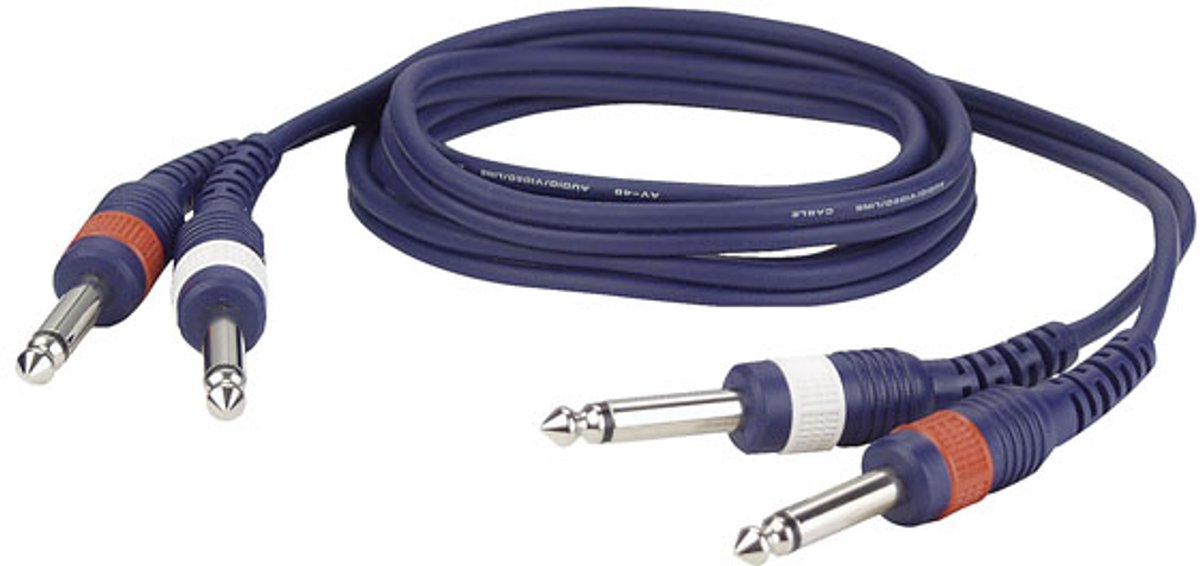 DAP Audio DAP kabel, 2 x Jack mono - 2 x Jack mono, 150cm Home entertainment - Accessoires