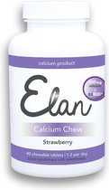 Calcium Chew kauwtabletten - 90 Calcium Chew kauwtabletten in de vorm van citraat (500 mg) met vitamine D (20 mcg) voor een betere opname van calcium.