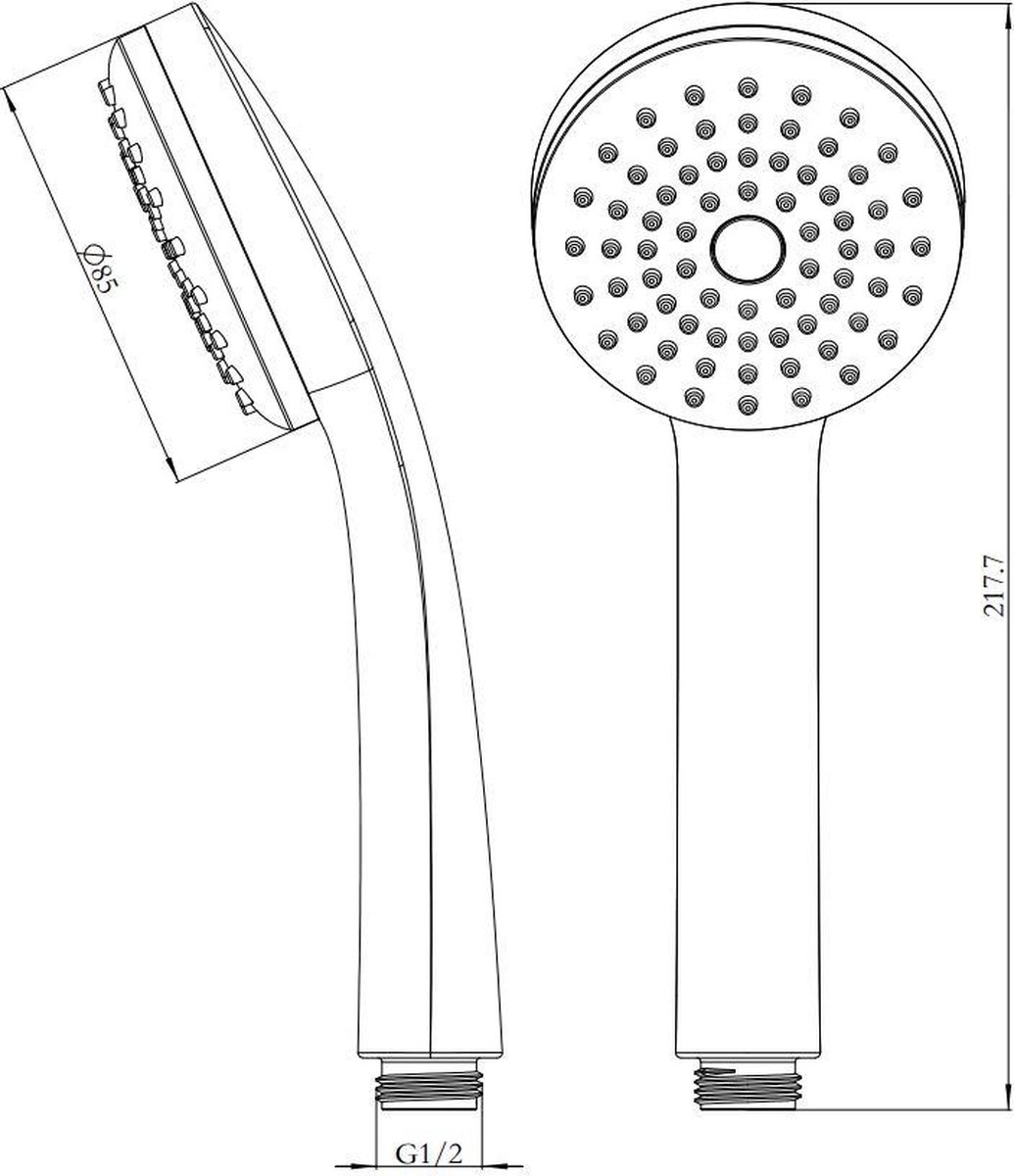 Livarno home-Ensemble pommeau de douche multifonctionnel-5