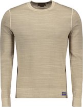 Superdry Trui Vintage Garment Dyed Crew M6110578a Stone Wash Taupe Brown Mannen Maat - XXL
