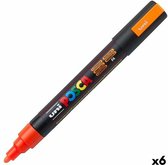 Posca Stiften PC-5M Medium Tip - verfstiften - Fluor oranje - 6 stuks