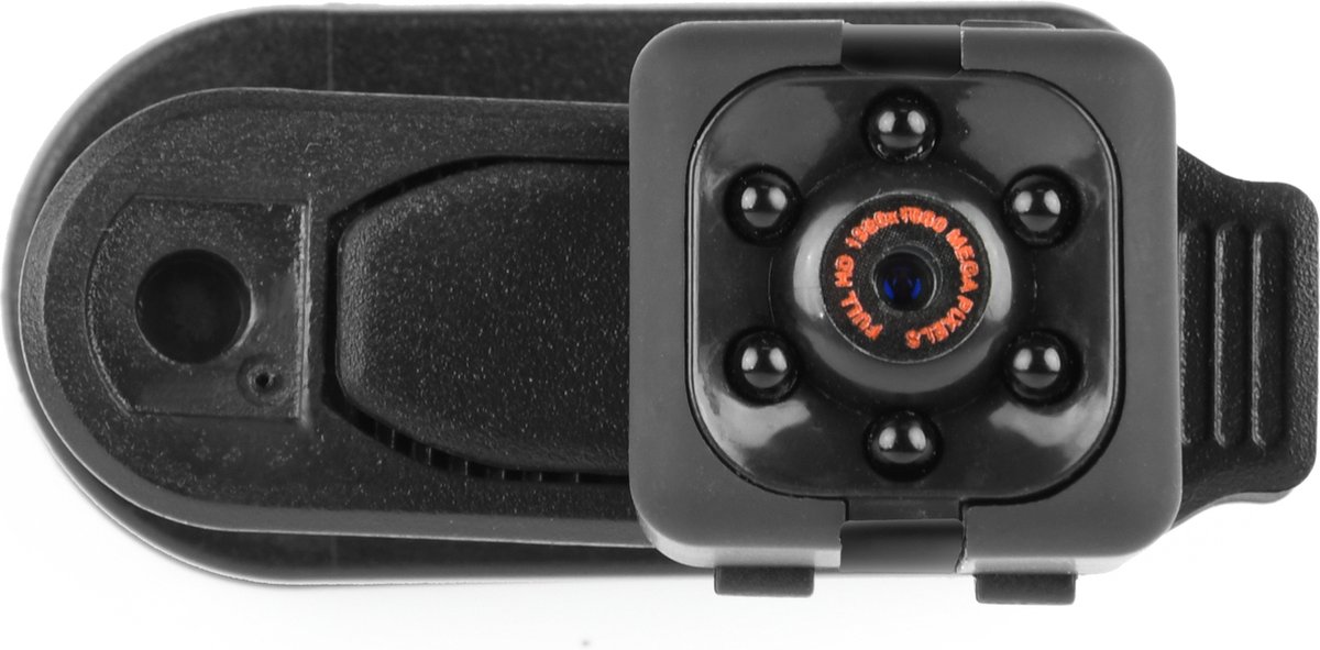 Maxxter Bodycam FULL HD - Spycam - Dashcam - mini caméra - 1080P - Noir  avec clip