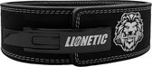 Lionetic Lifting Belt - Powerlifting Lever Belt - Powerliftig Riem - Halterriem - Lever Belt - Powerlifting/Bodybuilding - Krachttraining Accessoires – Lionetic Evolution – S