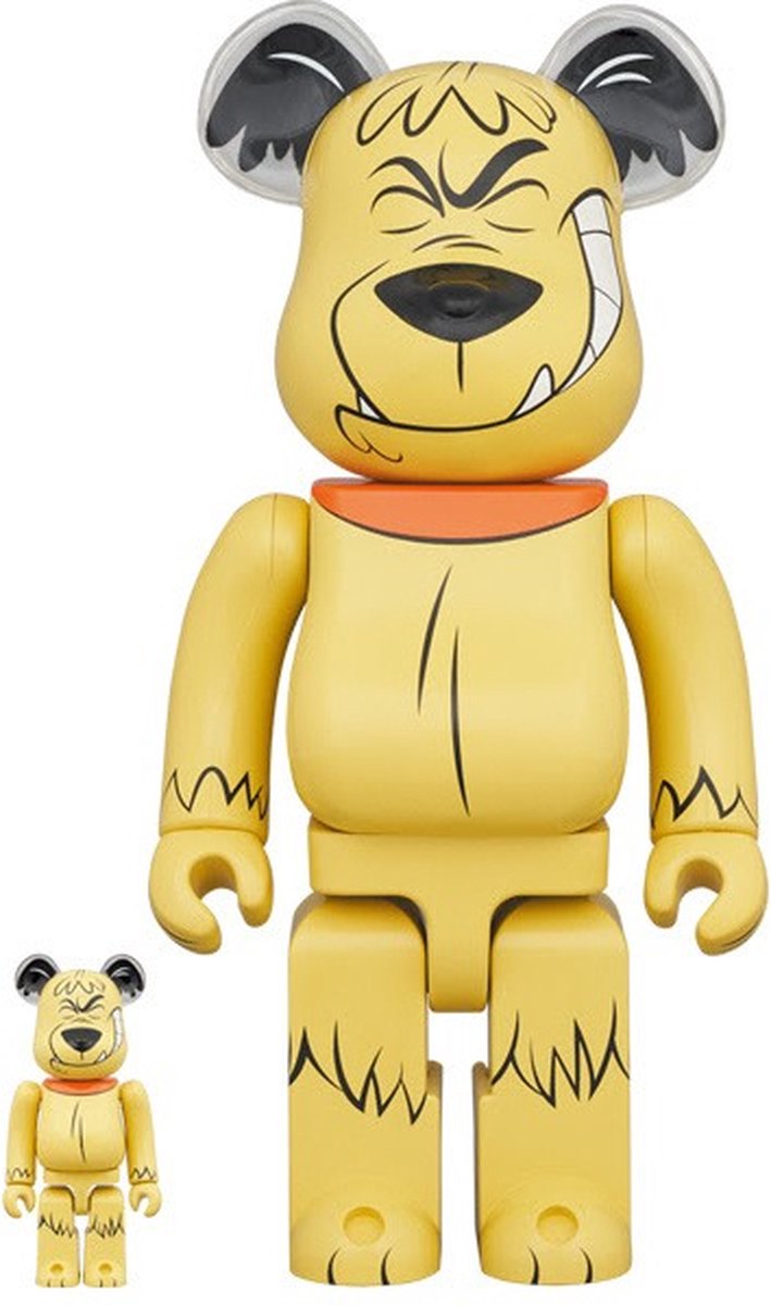400% & 100% Bearbrick Set - Muttley (Wacky Races)