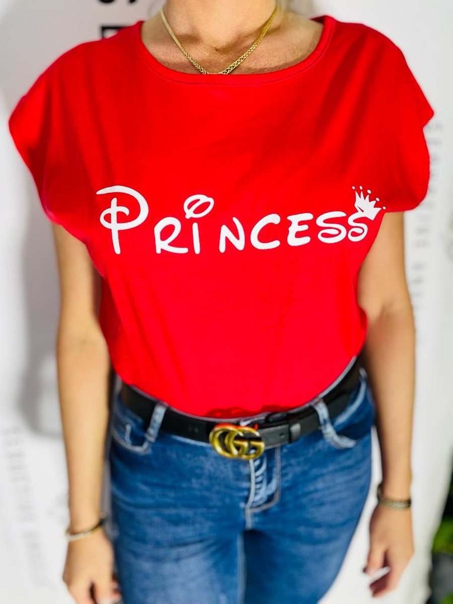 T-shirt Princess Rood M