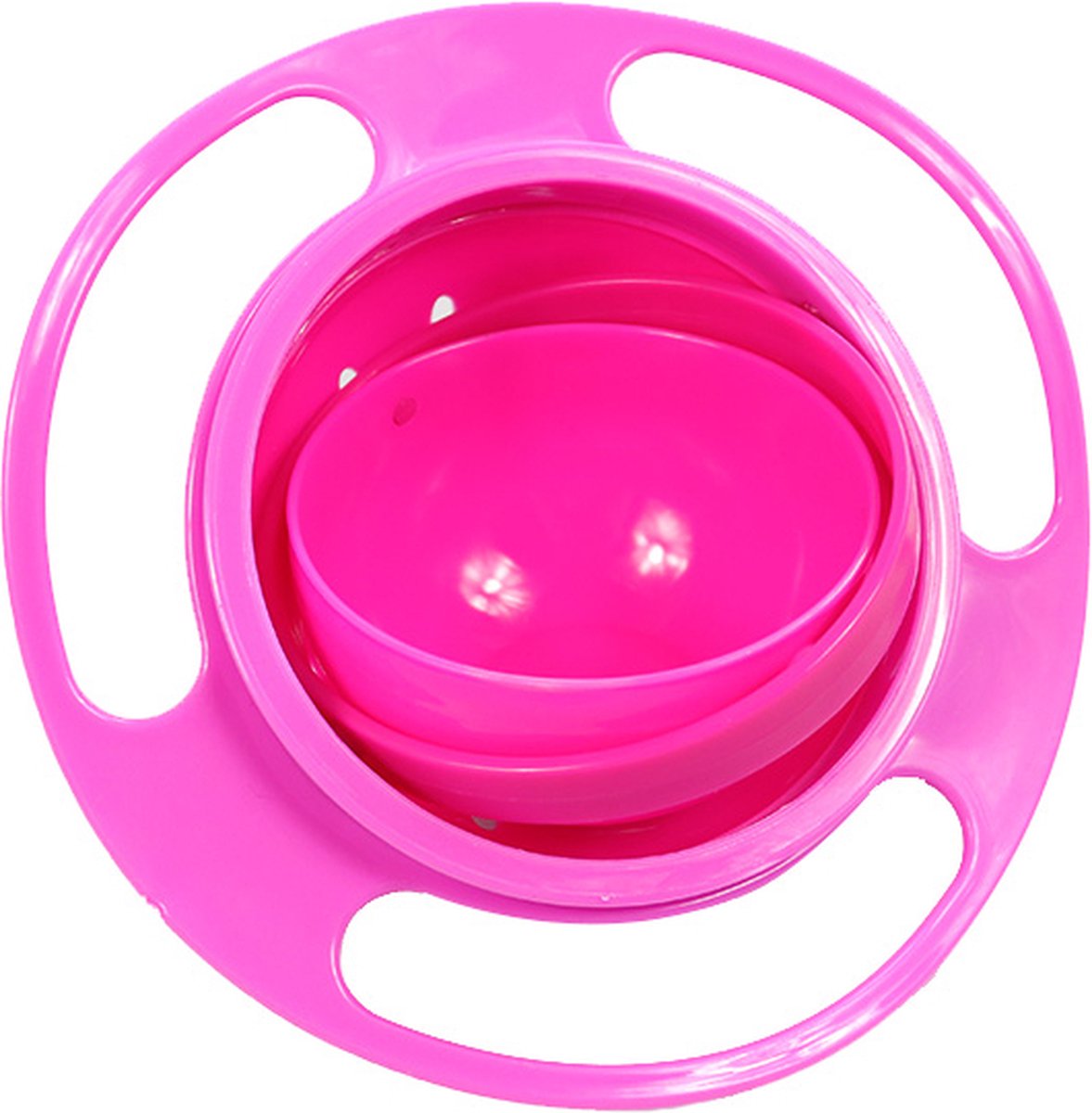 Goedkoopste Baby kom| Eetbakje| RozeI Eetkom| Anti mors| 360 graden| Draaiend| Babyvoeding| Universeel| Spill proofI Anti knoeiI Anti-knoei bakje