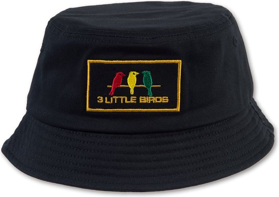 Bucket Hat AFCA 3 Little Birds Logo AFCA - Fanwear - 3 lttle birds - reggae - Amsterdam - vissershoedje