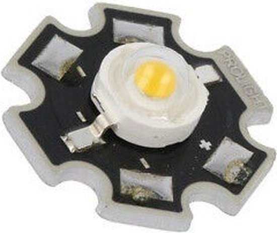 Foto: Power led diode warm wit 3w 20mm