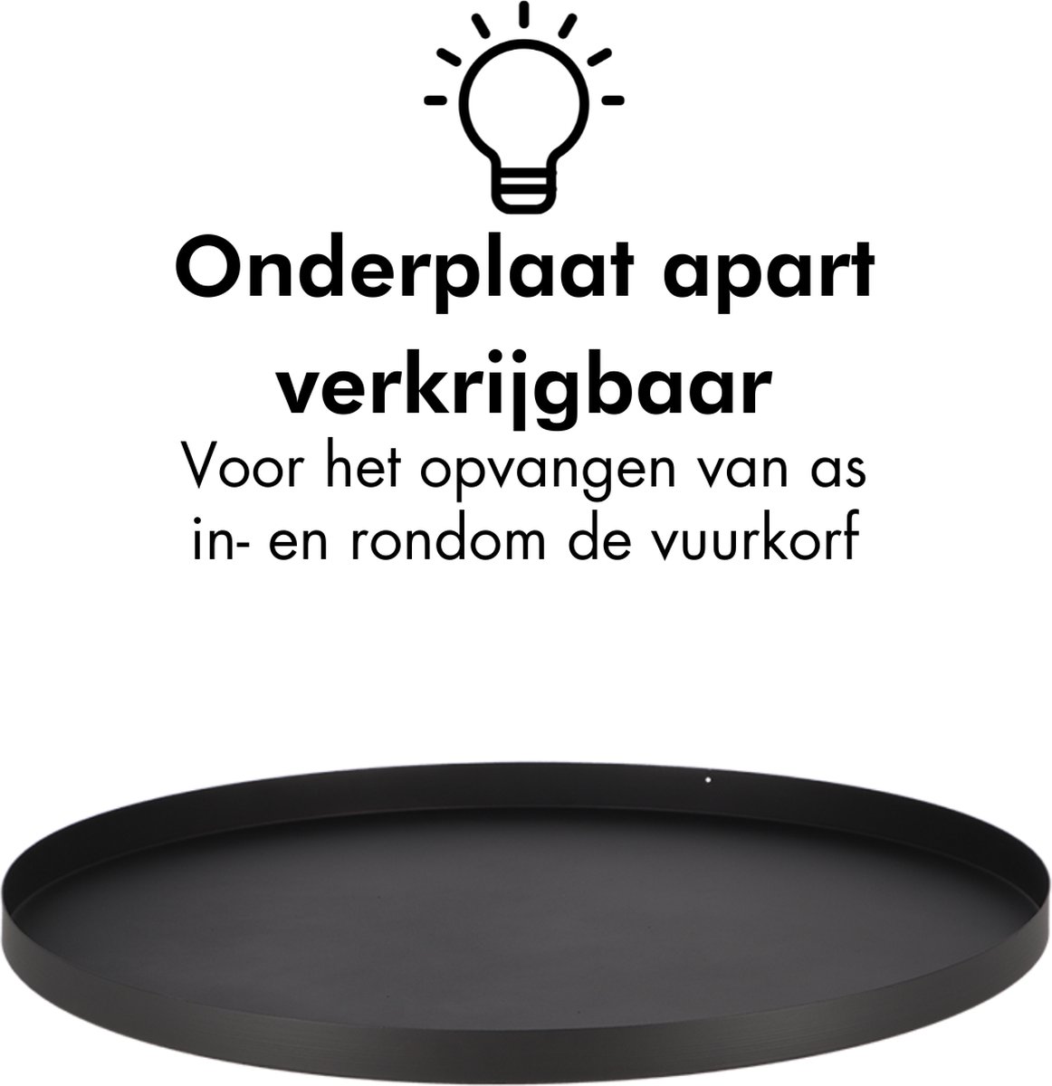 Esschert Design Fire Basket - 61 x 50 x 54,5 cm - Black