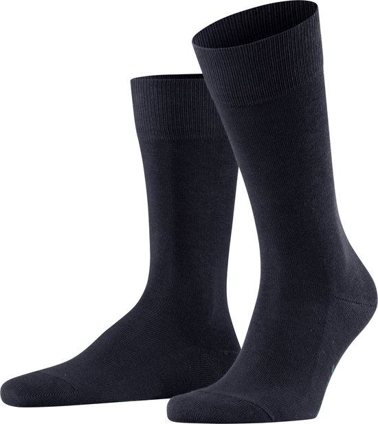 FALKE Family duurzaam katoen sokken heren blauw - Maat 47-50