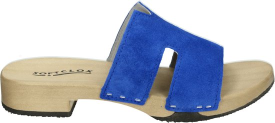 Softclox S3501 BLIDA - Dames slippers - Kleur: Blauw - Maat: 38