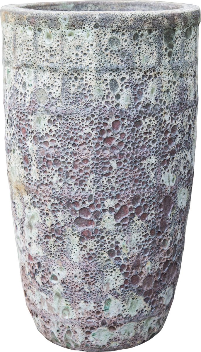 PTMD VAAS | POT keramiek 55 x 32 | Handgemaakt glazuur patiné | bloempot