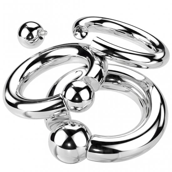 Ball Closure Ring Titanium 3 MM / 12 MM