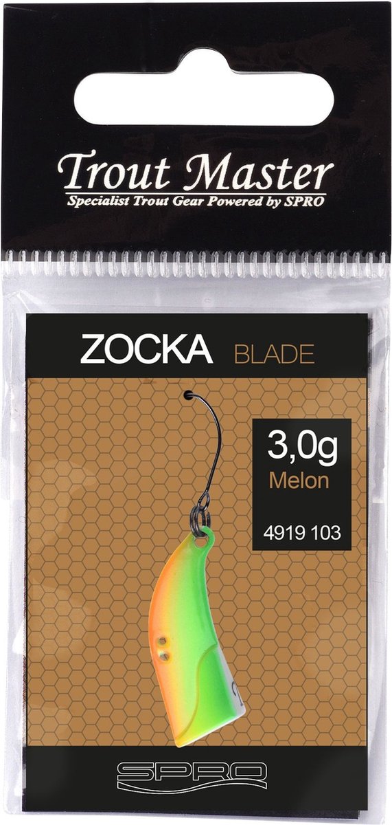 Trout Master UV Zocka Blade 3g - Maat : Rainbow