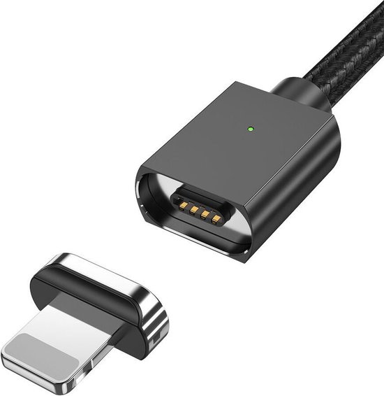 Essager 3A USB naar Lightning Fast Charge Oplaad Kabel 3M Zwart