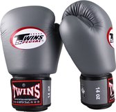 Gants de boxe Twins (kick) Velcro Grijs 14 oz