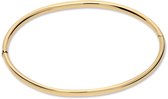 Glow 204.2463.62 Dames Armband - Bangle - Sieraad - 14 Karaat Goud - 3 mm breed - 62 mm lang