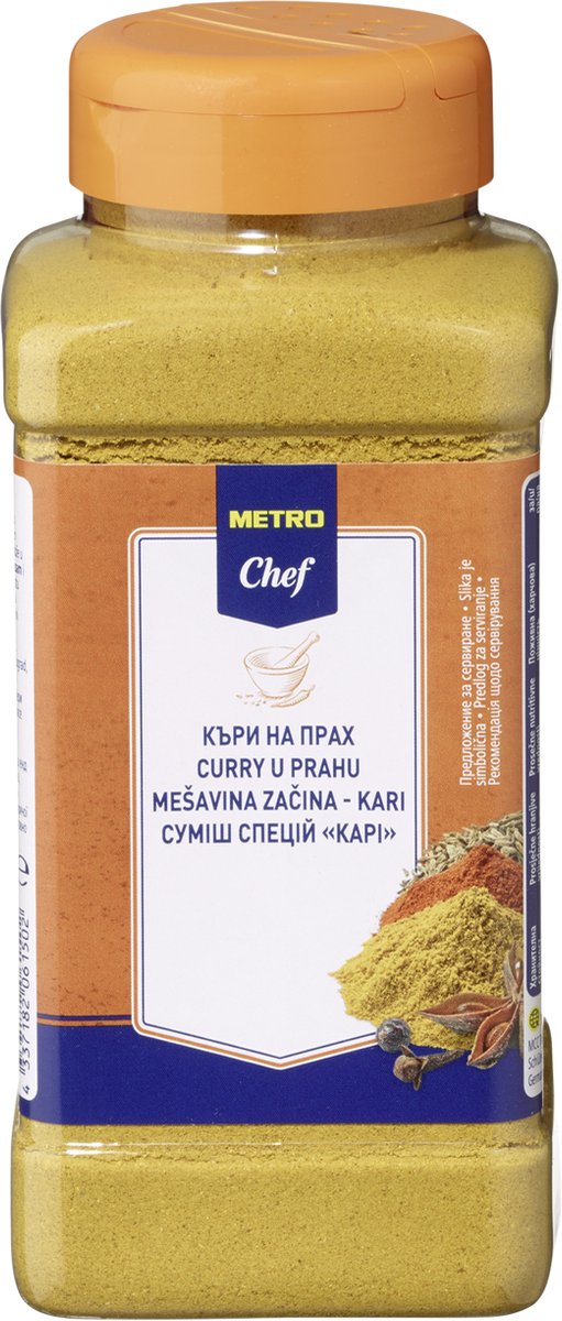 Goedkoopste METRO Chef Kerriepoeder mild 450 gram