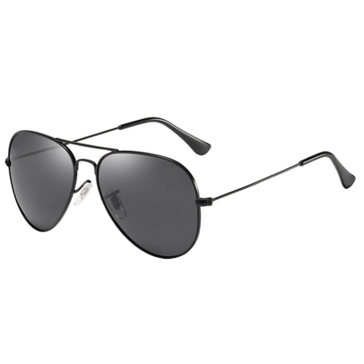 Fako Sunglasses® - Kinder Piloten Zonnebril DLX - Pilotenbril Kids - Piloot Zonnebril Kinderen - Zwart