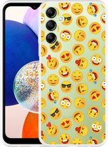 Cazy Hoesje geschikt voor Samsung Galaxy A14 4G/5G Emoji